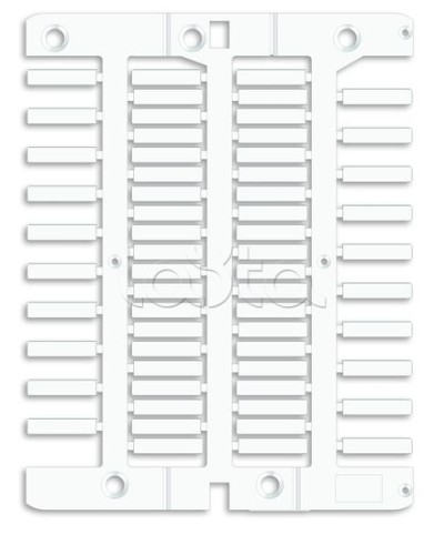 Маркировка для провода, жесткая, для трубочек. 4х23мм. Белая DKC NUT23 в Октябрьском Крепежные изделия Pintop.ru