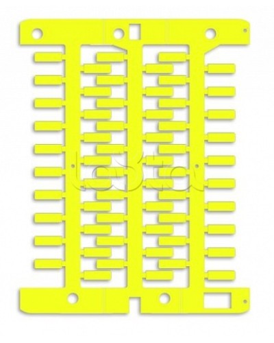 Маркировка для провода, жесткая, для трубочек. 4х23мм. Желтая DKC NUT23Y в Октябрьском Крепежные изделия Pintop.ru