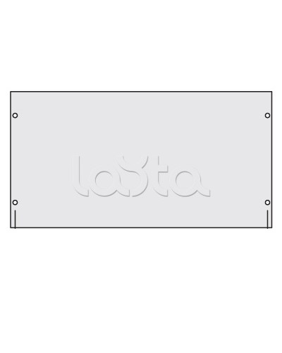 Панель сплошная, 19, высота 6 U, для IT корпусов CQE DKC R5PRK6 в Октябрьском Аксессуары для стоек и шкафов Pintop.ru