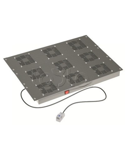 Потолочный вентиляторный модуль, с термостатом 9 вент. для крыши Ш=800мм DKC R5VSIT8009FT в Октябрьском Вентиляторные модули Pintop.ru