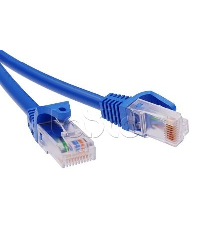 Патч-корд неэкранированный CAT6 U/UTP 4х2, LSZH, синий, 0.5м DKC RN6UU4505BL в Октябрьском Патчкорды (медные) Pintop.ru