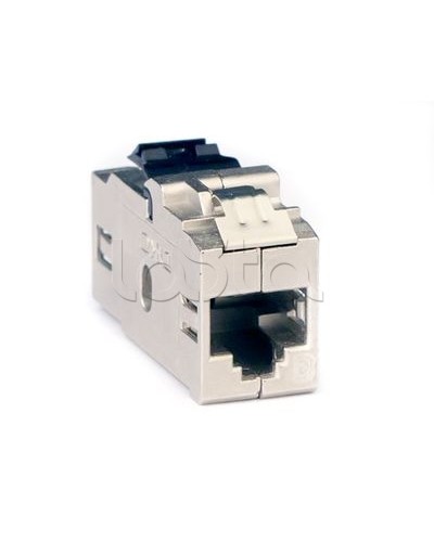 Модуль Keystone RJ45 CAT6 проходной экранированный, серебристый DKC RNK6FESL в Октябрьском Модули Keystone Pintop.ru