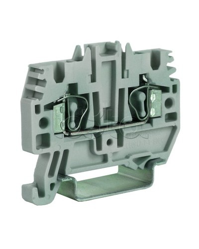 Зажим серый 6 кв.мм DKC ZHM320GR в Октябрьском Держатели, клипсы, скобы Pintop.ru