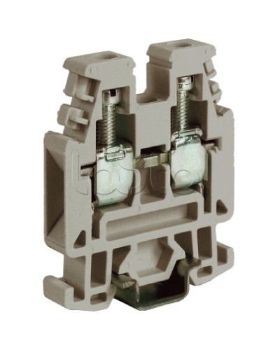 Зажим 4 кв.мм серый DKC ZRP300GR в Октябрьском Крепежные изделия Pintop.ru