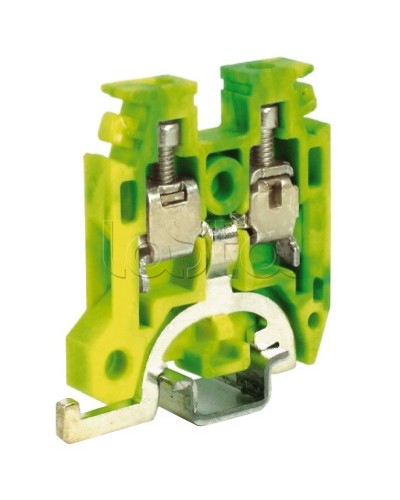 Зажим для заземления желт.зелен 2,5 кв.мм DKC ZTR110 в Октябрьском Крепежные изделия Pintop.ru