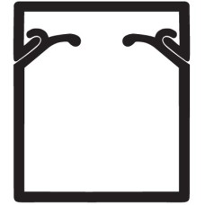 Кабель-канал TA-EN 40x40 с крышкой с плоской основой DKC 00324