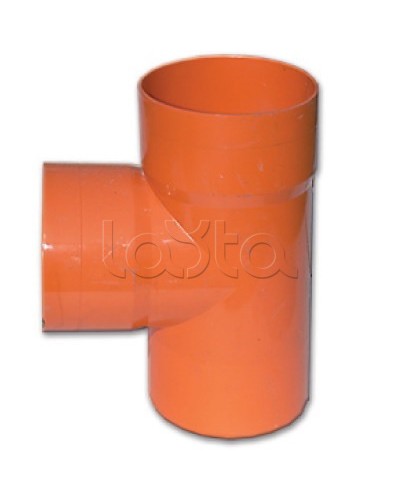Тройник для двустенных труб, 90 град., полипропилен,д.200 мм DKC (020200) в Октябрьском Повороты, муфты, тройники Pintop.ru