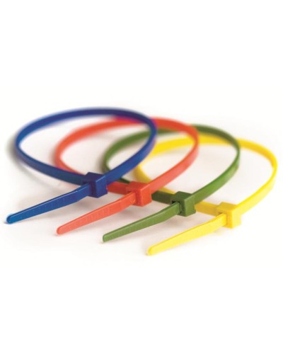 Хомут-стяжка нейлоновый, стандартный PL6.6 3.6х200 мм зеленый DKC 25214CV (100 шт/уп) в Октябрьском Стяжки-хомуты Pintop.ru