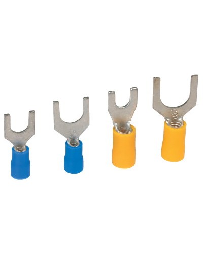 Наконечник вилочный с изолир.фланцем 0,25-1,5 кв.мм 3,5 мм (НВИ) DKC 2A135SP в Октябрьском Держатели, клипсы, скобы Pintop.ru