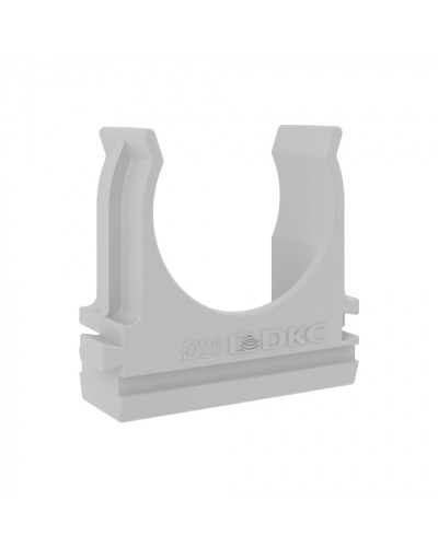 Держатель с защелкой, д.25мм DKC (51025R) в Октябрьском Держатели, клипсы, скобы Pintop.ru