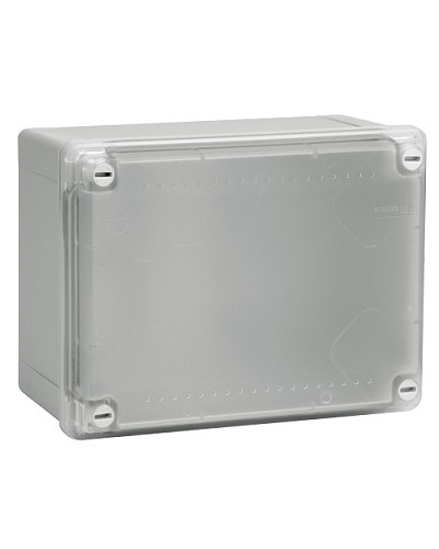 Коробка ответвит. с гладкими стенками, прозрачная, IP56, 240х190х90 мм DKC 54220 в Октябрьском Распределительные коробки Pintop.ru