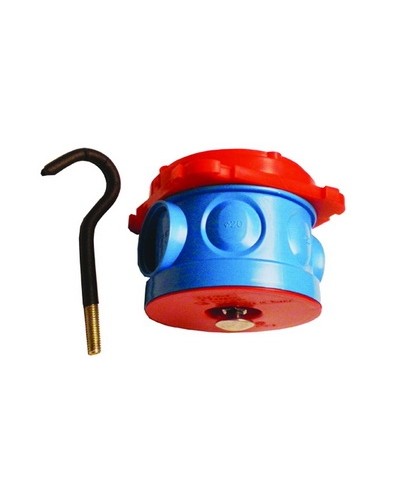 Коробка потолочная с крюком для заливки в бетон, д.70х136мм DKC 59385 в Октябрьском Аксессуары для кабель-канала Pintop.ru