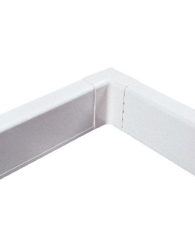 Угол внутренний для плинтусного короба 100х40 мм белый DKC AIR10042 в Октябрьском Аксессуары для кабель-канала Pintop.ru