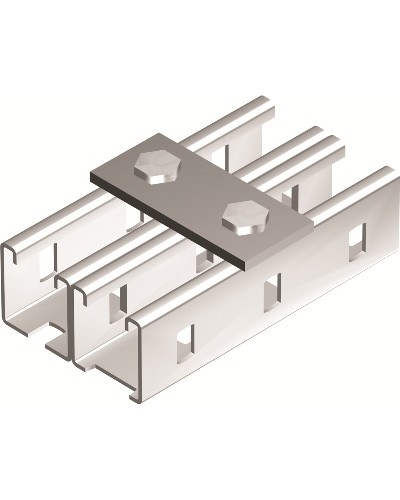 Пластина соединительная, длина 90 мм, 2отв., горячеоцинкованная DKC BMD1011HDZ в Октябрьском Аксессуары для лотков Pintop.ru