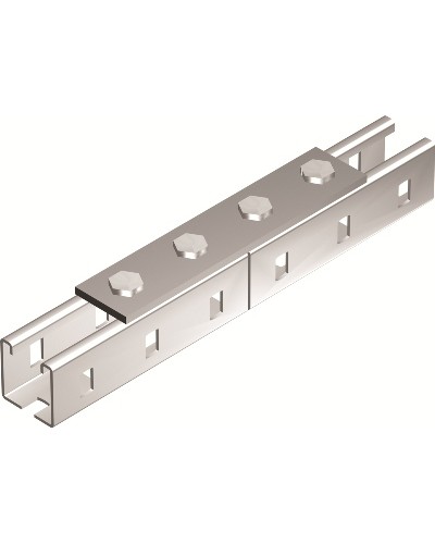 Пластина соединительная, длина 190 мм, 4отв., горячеоцинкованная DKC (BMD1012HDZ) в Октябрьском Аксессуары для лотков Pintop.ru