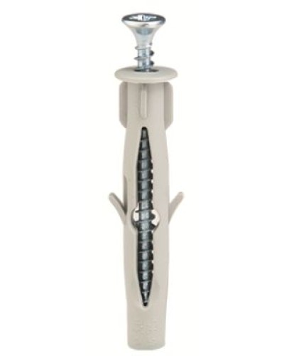 Саморез 3,5х50 мм с дюбелем F6 DKC CM06541 в Октябрьском Крепеж: Дюбели, шурупы, саморезы Pintop.ru