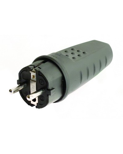 Вилка Schuko. Каучук. DKC DIS1103100 в Октябрьском Аксессуары для стоек и шкафов Pintop.ru