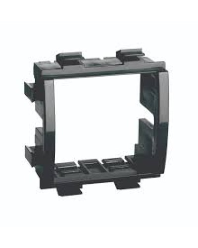 Каркас под 2 модуля Brava, чёрный DKC (F0000MB) в Октябрьском Блоки розеток Pintop.ru