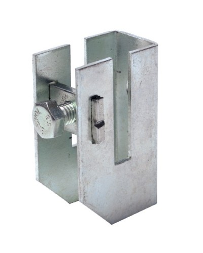 Скоба-держатель полосы с болтом DKC ND2312 в Октябрьском Держатели, клипсы, скобы Pintop.ru