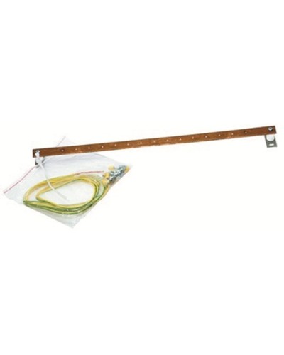 Шина медная заземленная DKC R5SGB19 в Октябрьском Аксессуары для стоек и шкафов Pintop.ru