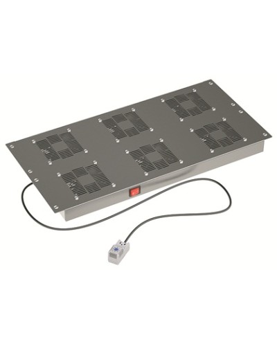 Потолочный вентиляторный модуль, с термостатом 4 вент. для крыши Ш= 600мм DKC R5VSIT6004FT в Октябрьском Вентиляторные модули Pintop.ru