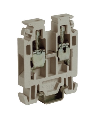 Зажим 2,5 кв.мм серый DKC ZRN500GR в Октябрьском Крепежные изделия Pintop.ru