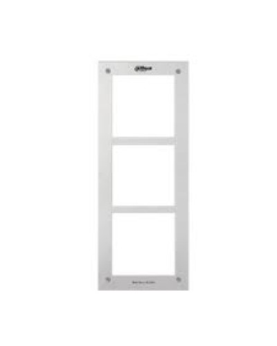 Рамка металическая для 3 модулей Dahua VTOF003 в Октябрьском Дополнительное оборудование для СКУД Pintop.ru