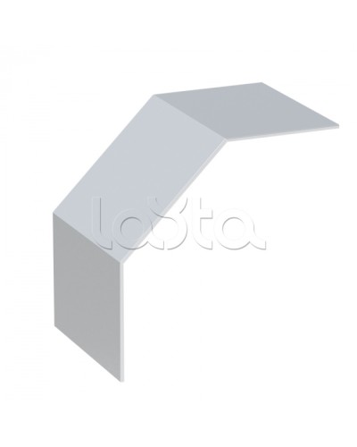 Крышка на угол 90 градусов вертикальный внешний лестничный усиленная 100x600 мм (2 мм) EKF (kvoltp90100600-2) в Октябрьском Аксессуары для лотков Pintop.ru