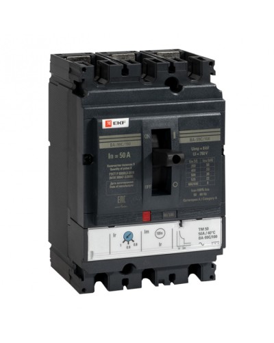Выключатель автоматический ВА-99C (Compact NS) 100/ 50А 3P 36кА EKF PROxima (mccb99C-100-50) в Октябрьском Электротехническое оборудование Pintop.ru