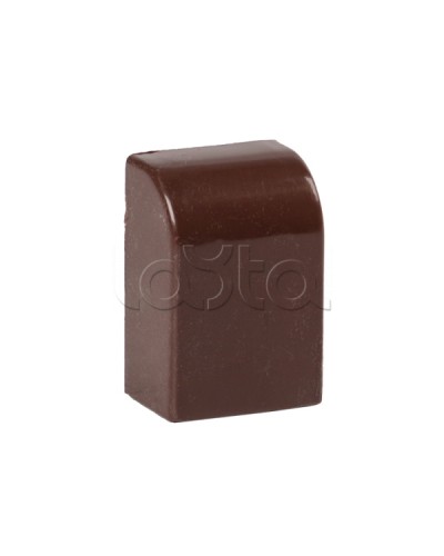 Заглушка (16х16) (4 шт) темное дерево EKF-Plast (ecd-16-16x4) в Октябрьском Аксессуары для кабель-канала Pintop.ru