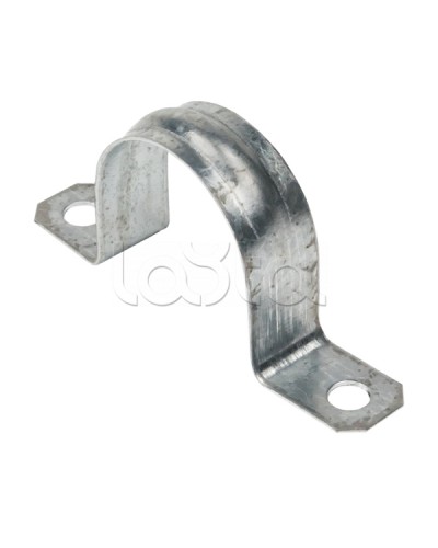 Скоба металлическая двухлапковая d31-32 мм (50 шт) EKF PROxima (sm-2-31-32) в Октябрьском Держатели, клипсы, скобы Pintop.ru