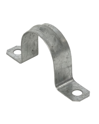 Скоба металлическая двухлапковая d31-32 мм (10 шт) EKF PROxima (sm-2-31-32-r) в Октябрьском Держатели, клипсы, скобы Pintop.ru