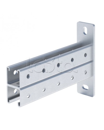 STRUT-консоль двойная 41х41 мм, основание 250 мм HDZ EKF (stkd414125-HDZ) в Октябрьском Аксессуары для лотков Pintop.ru