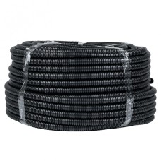 Труба гофр. ПНД с протяжкой d25 мм (75 м) черная EKF-Plast (tpnd-25n)