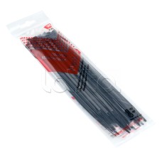 Хомут P6.6 стандартный (ч), 4.8x200 (50шт) FlexLock PROxima EKF (plc-fl-ctsb-4.8x200-r)