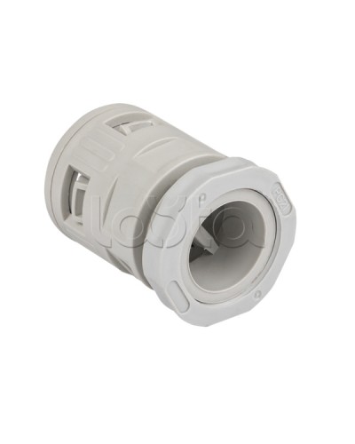 Коннектор для гофрированной трубы (25 мм) (25 шт) EKF-Plast (kn-t-25) в Октябрьском Повороты, муфты, тройники Pintop.ru