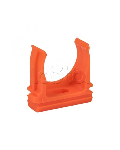 Крепеж-клипса d25 мм (10 шт) оранжевая EKF-Plast (derj-z-25o) в Октябрьском Держатели, клипсы, скобы Pintop.ru