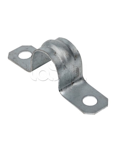 Скоба металлическая двухлапковая d16-17 мм (100 шт) EKF PROxima (sm-2-16-17) в Октябрьском Держатели, клипсы, скобы Pintop.ru