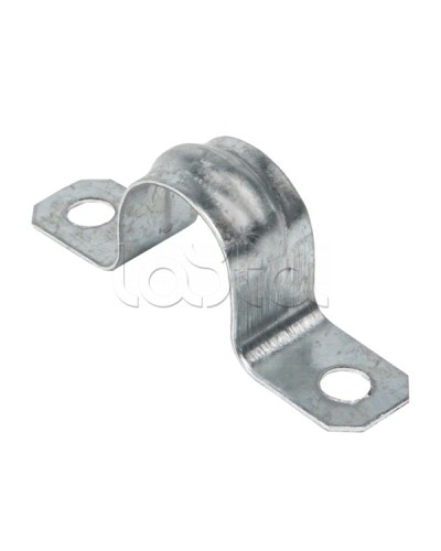 Скоба металлическая двухлапковая d19-20 мм (100 шт) EKF PROxima (sm-2-19-20) в Октябрьском Держатели, клипсы, скобы Pintop.ru