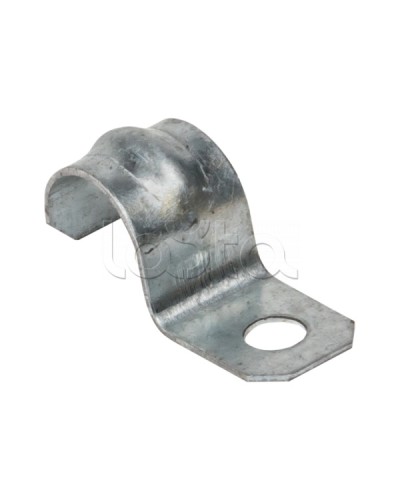 Скоба металлическая однолапковая d16-17 мм (100 шт) EKF PROxima (sm-1-16-17) в Октябрьском Держатели, клипсы, скобы Pintop.ru