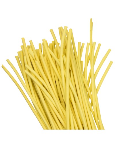 Термоусаживаемая трубка ТУТ нг 4/2 желтая в отрезках по 1м EKF PROxima (tut-4-y-1m) в Октябрьском Аксессуары для кабель-канала Pintop.ru