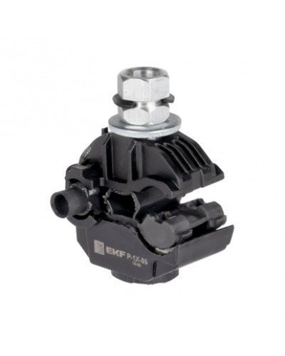 Зажим прокалывающий ответвительный P1X-95 16-95 мм2 / 1,5-10 мм2 EKF PROxima (p-1x-95) в Октябрьском Держатели, клипсы, скобы Pintop.ru