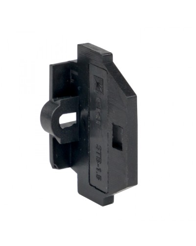 Заглушка для миниклеммы STB-1.5 (50 шт) черная EKF PROxima (ep-stb-m-1.5-black-r) в Октябрьском Аксессуары для кабель-канала Pintop.ru