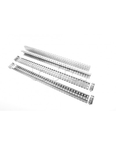 Шина монтажная 23х73 с держателем для шкафов EMS высота/ширина/глубина 2200 мм Elbox EMS-RM-73.23.2200 в Октябрьском Аксессуары для стоек и шкафов Pintop.ru