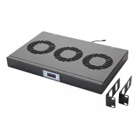 Панель вентиляционная с 3 вентиляторами, с контроллером Eurolan 60A-91-10-30BL