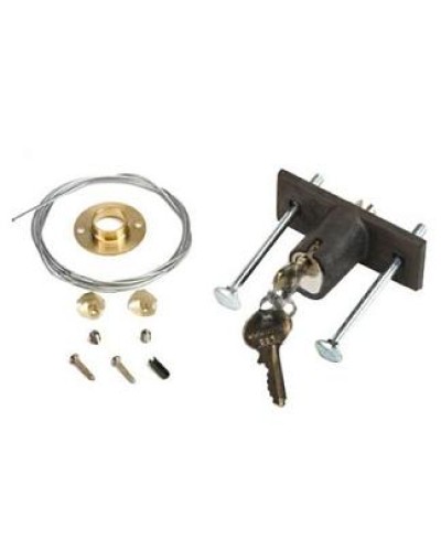 Замок дистанционной разблокировки потолочного привода с ключом №1 Faac 424591001 в Октябрьском Запчасти для шлагбаумов и автоматики Pintop.ru