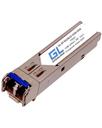 Модуль SFP Gigalink GL-OT-SG14LC2-1310-1310 в Октябрьском Модули SFP/XFP/GBIC Pintop.ru