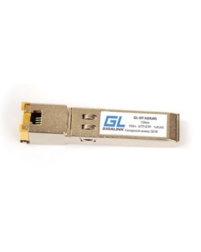 Модуль SFP+ Gigalink GL-OT-STRJ45 в Октябрьском Модули SFP/XFP/GBIC Pintop.ru