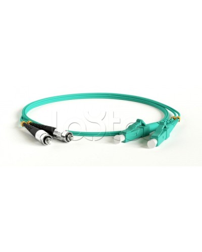 Патч-корд волоконно-оптический Hyperline FC-D2-503-SC/PR-SC/PR-H-1M-LSZH-AQ в Октябрьском Патч-корды оптические Pintop.ru