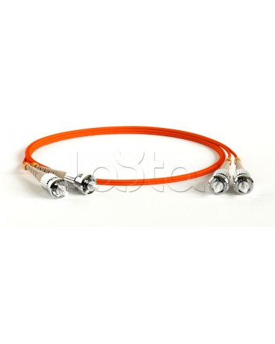 Патч-корд волоконно-оптический Hyperline FC-D2-50-ST/PR-ST/PR-H-10M-LSZH-OR в Октябрьском Патч-корды оптические Pintop.ru